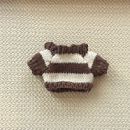 LABUBU’S FALL DREAM OUTFIT! Head-to-Toe Autumn Brown Playsuit Set - Bear Ears Hat & Denim Overalls